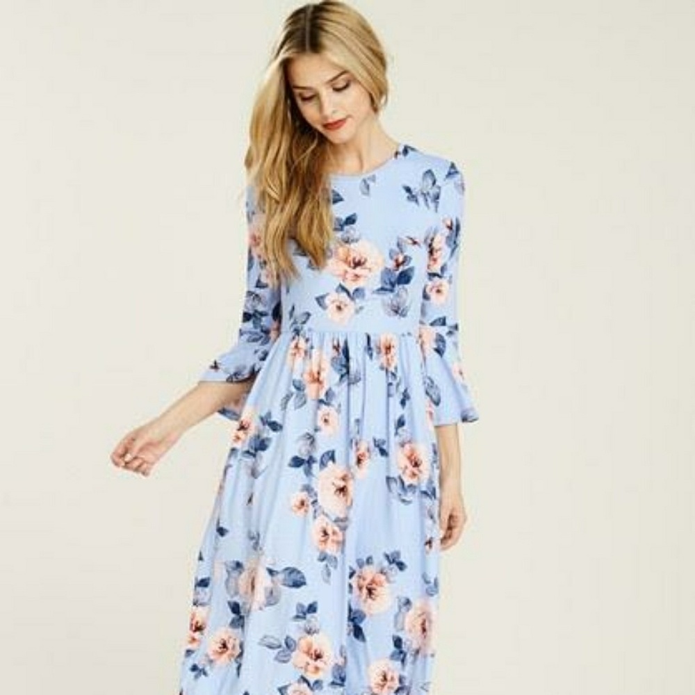 Floral Midi Dress